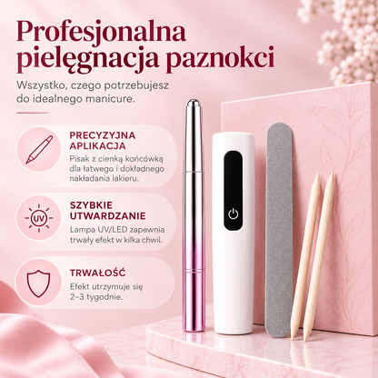 Lumira - Zestaw do manicure z magnetyczną hybrydą