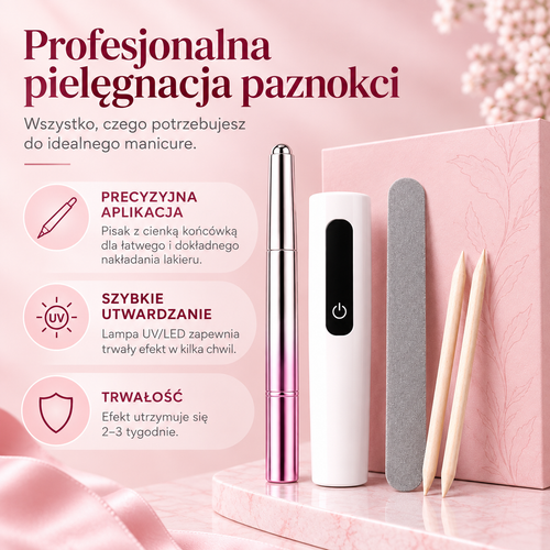Lumira - Zestaw do manicure z magnetyczną hybrydą