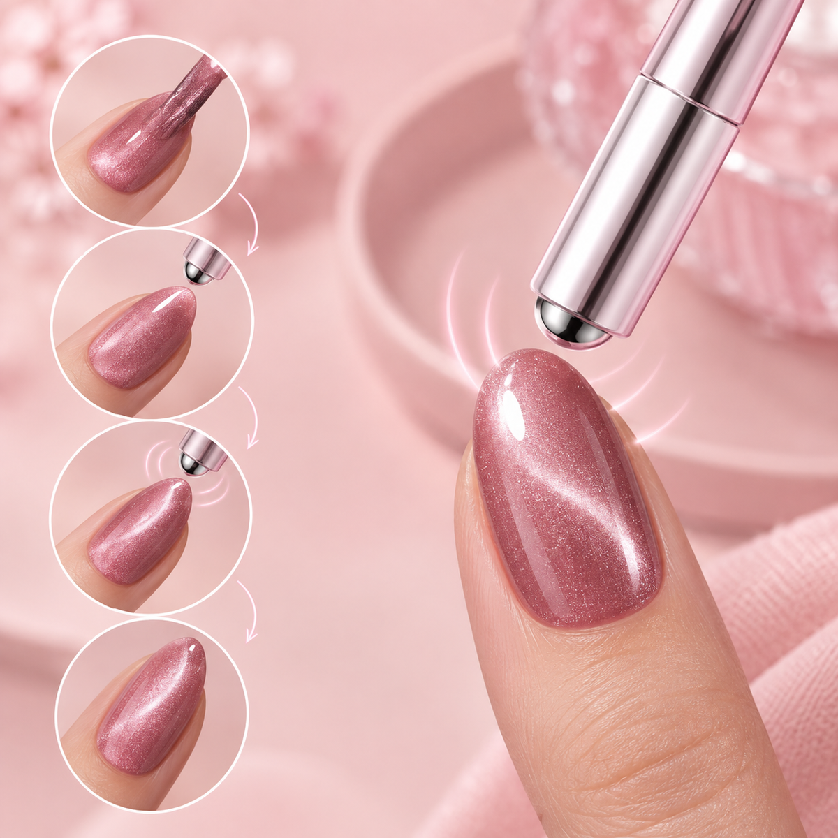 Lumira - Zestaw do manicure z magnetyczną hybrydą