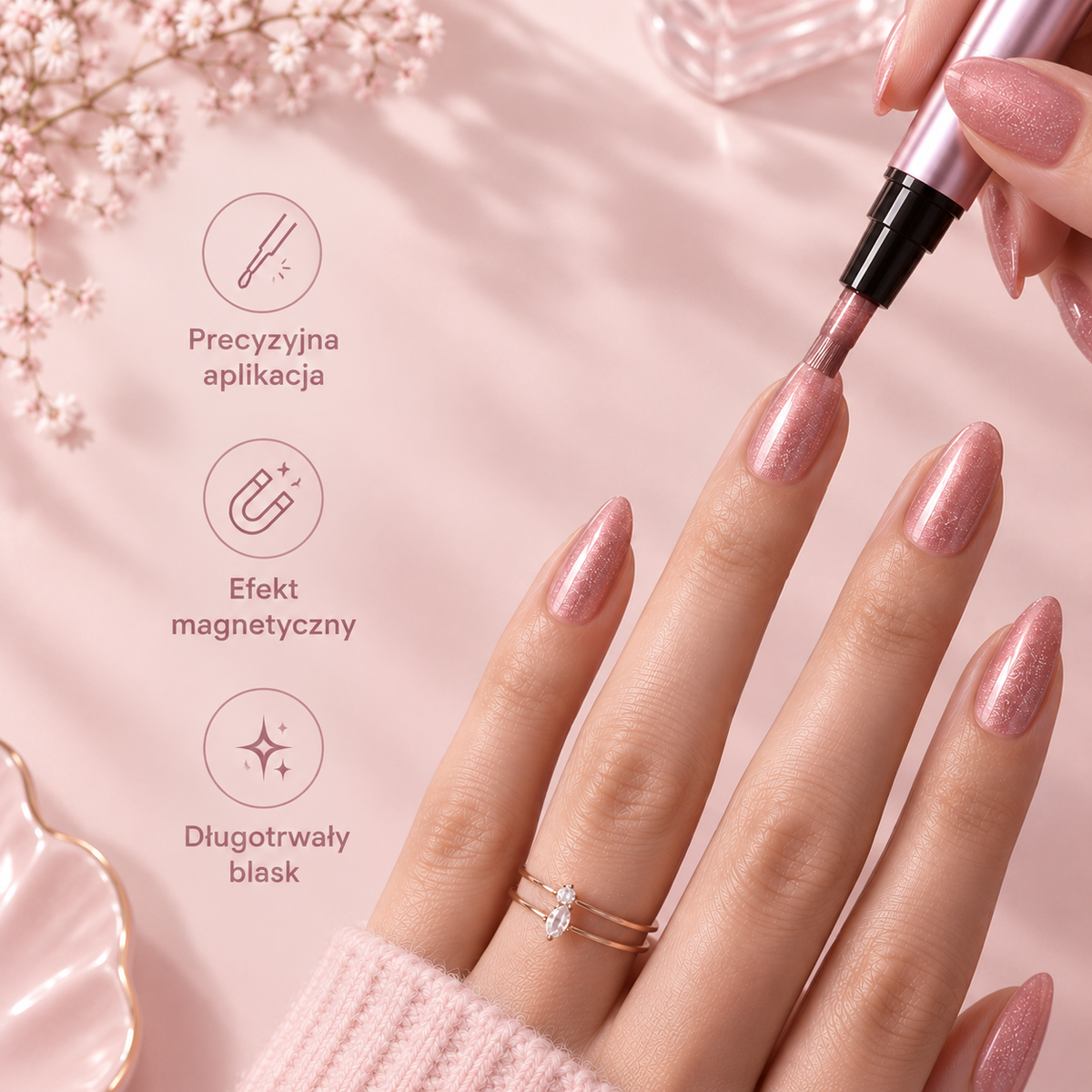 Lumira - Zestaw do manicure z magnetyczną hybrydą