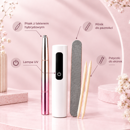 Lumira - Zestaw do manicure z magnetyczną hybrydą